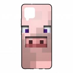 Чохол для Samsung A42 5G Pig from minecraft - PrintSalon