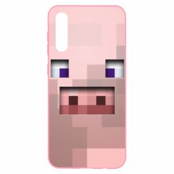 Чохол для Samsung A50 Pig from minecraft - PrintSalon
