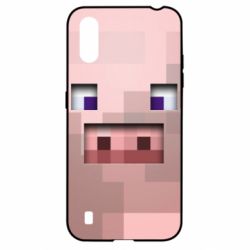 Чохол для Samsung A01 / M01 Pig from minecraft - PrintSalon