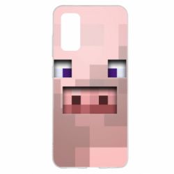 Чохол для Samsung S20 Pig from minecraft - PrintSalon