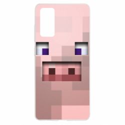 Чохол для Samsung S20 FE Pig from minecraft - PrintSalon