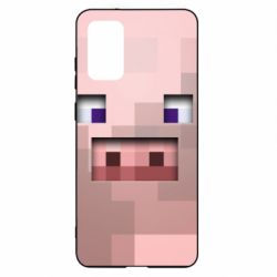 Чохол для Samsung S20+ Pig from minecraft - PrintSalon