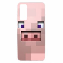 Чохол для Huawei P Smart 2021 Pig from minecraft - PrintSalon