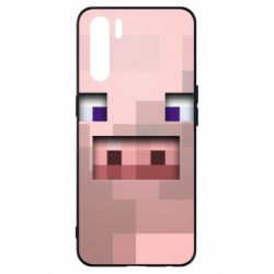 Чохол для Oppo A91 / Reno3Pig from minecraft - PrintSalon