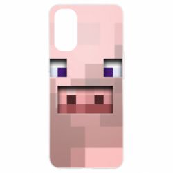 Чохол для Oppo Reno 4Pig from minecraft - PrintSalon