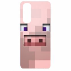 Чохол для Oppo Reno 4 Pro Pig from minecraft - PrintSalon