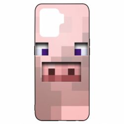 Чохол для Oppo Reno 5 Lite Pig from minecraft - PrintSalon