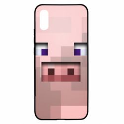 Чохол для Xiaomi Redmi 9a Pig from minecraft - PrintSalon