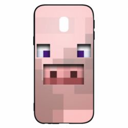Чохол для Samsung J3 2017 Pig from minecraft - PrintSalon