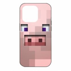 Чохол для iPhone 14 Pro Pig from minecraft - PrintSalon