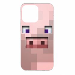 Чохол для iPhone 14 Pro Max Pig from minecraft