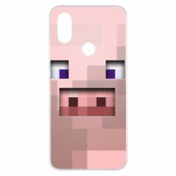 Чохол для Xiaomi Mi A2 Pig from minecraft - PrintSalon