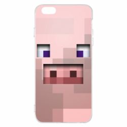 Чохол для iPhone 6 Plus/6S Plus Pig from minecraft - PrintSalon