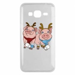 Чехол для Samsung J3 2016 Pigs - PrintSalon