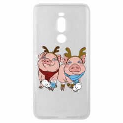 Чехол для Meizu Note 8 Pigs - PrintSalon