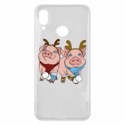 Чехол для Huawei P Smart Plus 2018 Pigs - PrintSalon