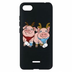 Чехол для Xiaomi Redmi 6A Pigs - PrintSalon