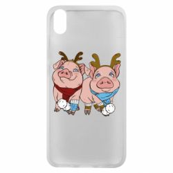 Чехол для Xiaomi Redmi 7A Pigs - PrintSalon