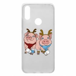 Чехол для Xiaomi Redmi 7 Pigs - PrintSalon