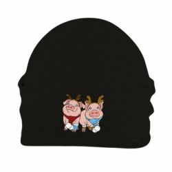 Шапка флисовая Pigs - PrintSalon