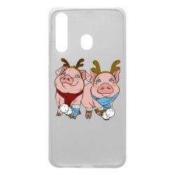 Чехол для Samsung A60 Pigs - PrintSalon