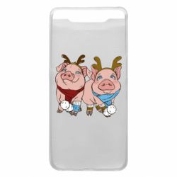 Чехол для Samsung A80 Pigs - PrintSalon