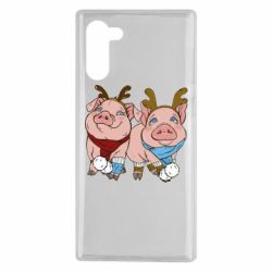 Чехол для Samsung Note 10 Pigs - PrintSalon