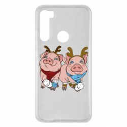 Чехол для Xiaomi Redmi Note 8 Pigs - PrintSalon