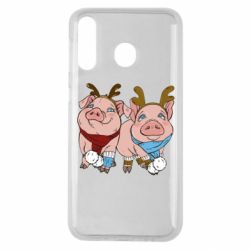 Чехол для Samsung M30 Pigs - PrintSalon