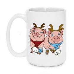 Чашка 420ml Pigs - PrintSalon