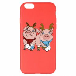 Чехол для iPhone 6 Plus/6S Plus Pigs - PrintSalon