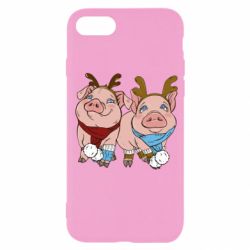 Чехол для iPhone 7 Pigs - PrintSalon
