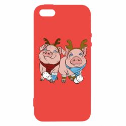 Чехол для iPhone5/5S/SE Pigs - PrintSalon