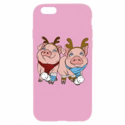 Чехол для iPhone 6/6S Pigs - PrintSalon