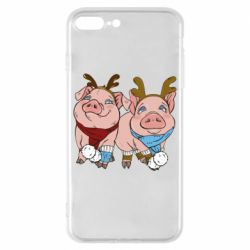Чехол для iPhone 8 Plus Pigs - PrintSalon