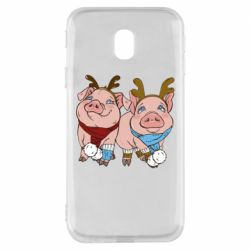 Чехол для Samsung J3 2017 Pigs - PrintSalon