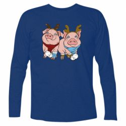 Футболка с длинным рукавом Pigs - PrintSalon