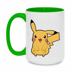 Чашка двухцветная 420ml Pika Pika - PrintSalon
