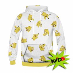 Детское 3D худи PIKA POKEMON - PrintSalon