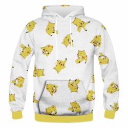 Мужское 3D худи PIKA POKEMON - PrintSalon