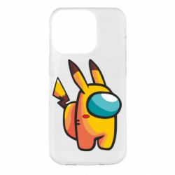 Чохол для iPhone 14 Pro Pikachu Among Us - PrintSalon