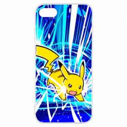 Чохол для iPhone 8 Pikachu and lightning - PrintSalon