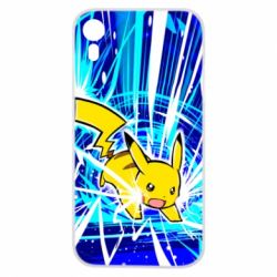 Чохол для iPhone XR Pikachu and lightning - PrintSalon