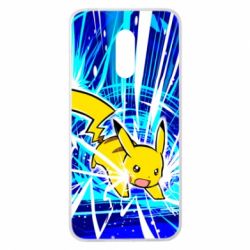 Чохол для Xiaomi Pocophone F1 Pikachu and lightning - PrintSalon