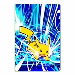 Блокнот з принтом Pikachu and lightning - PrintSalon