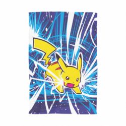 Рушник з принтом Pikachu and lightning - PrintSalon