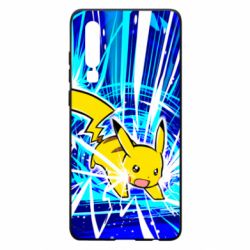 Чохол для Huawei P30 Pikachu and lightning - PrintSalon