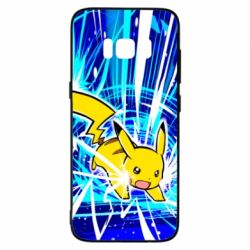 Чохол для Samsung S8 Pikachu and lightning - PrintSalon