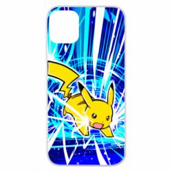 Чохол для iPhone 11 Pro Pikachu and lightning - PrintSalon