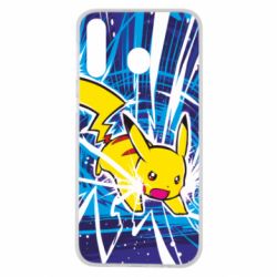 Чохол для Samsung M30 Pikachu and lightning - PrintSalon